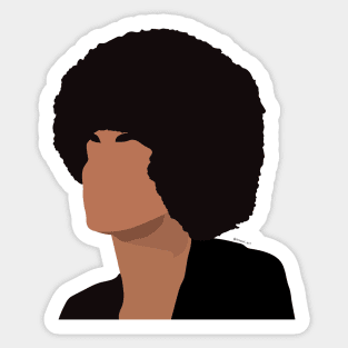 Angela Davis Sticker